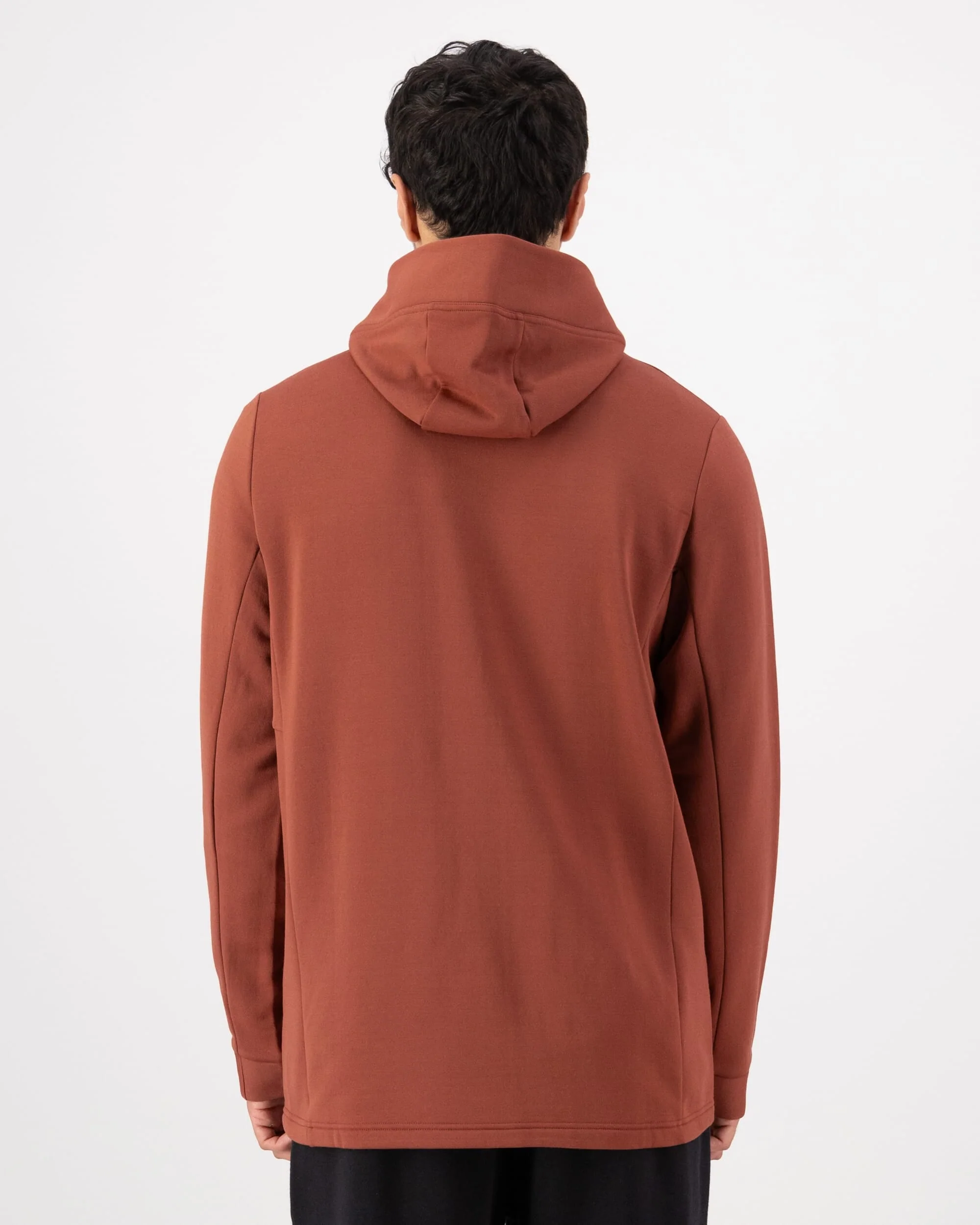 Arcadia Merino Fleece Hoody - Sienna | Men's Mid Layer - Image 2