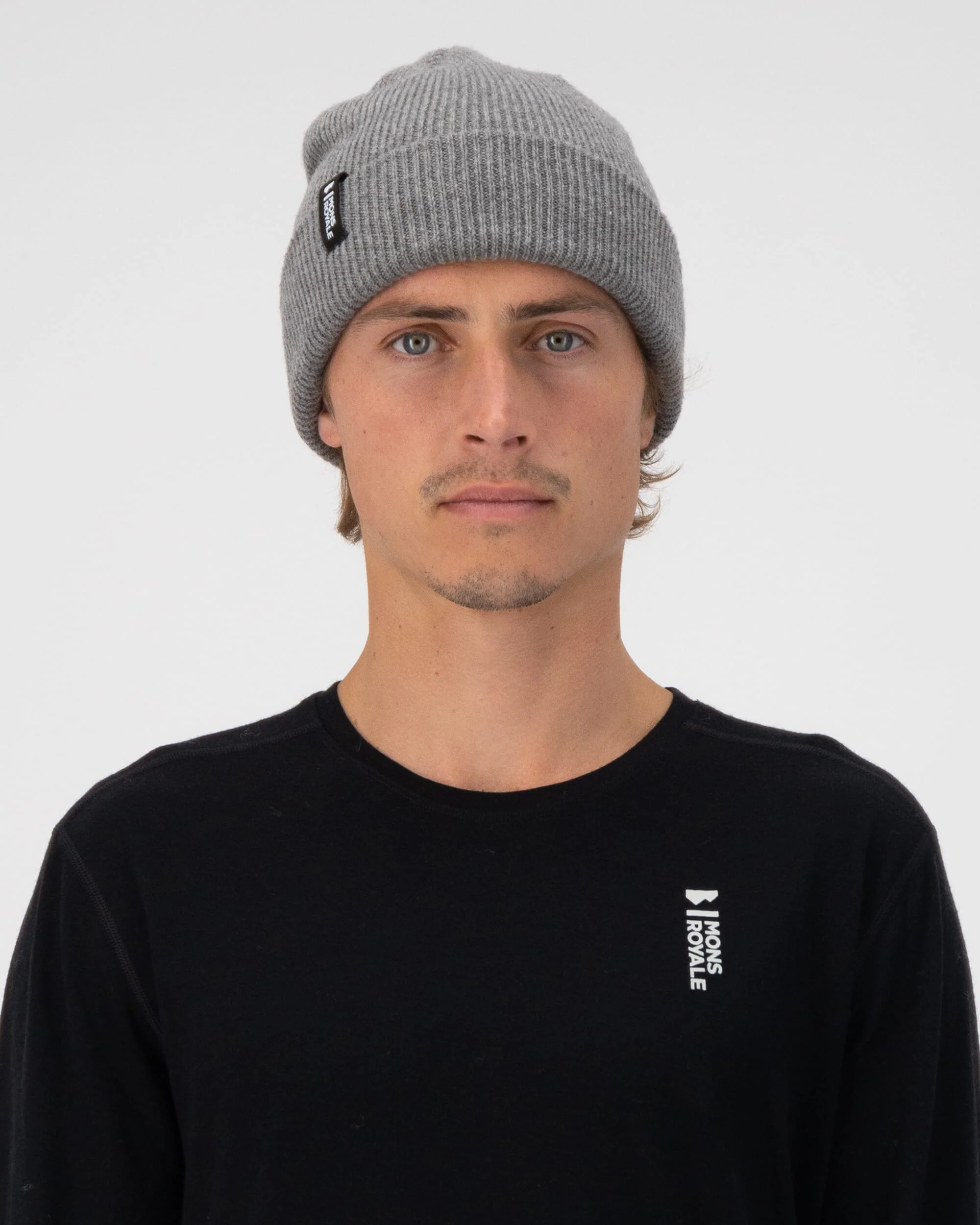 Chunky Logger Merino Beanie - Charcoal Marl | Unisex Beanie - Image 3