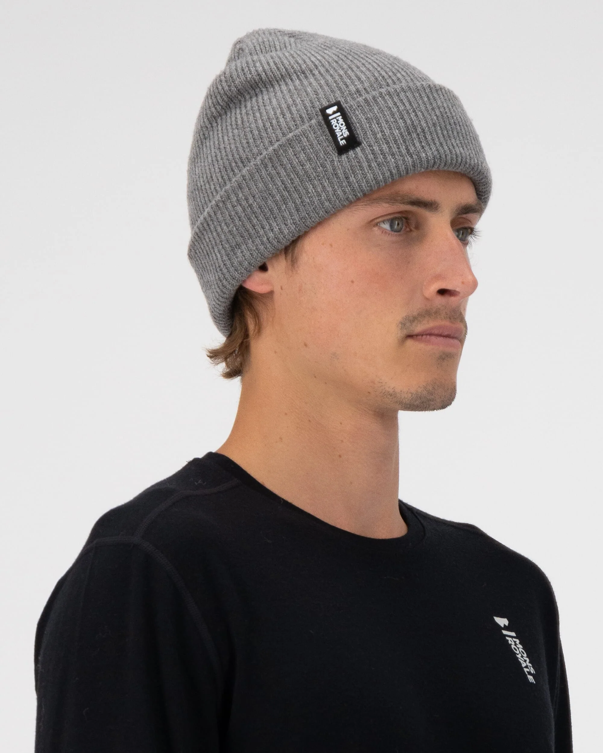 Chunky Logger Merino Beanie - Charcoal Marl | Unisex Beanie - Image 4
