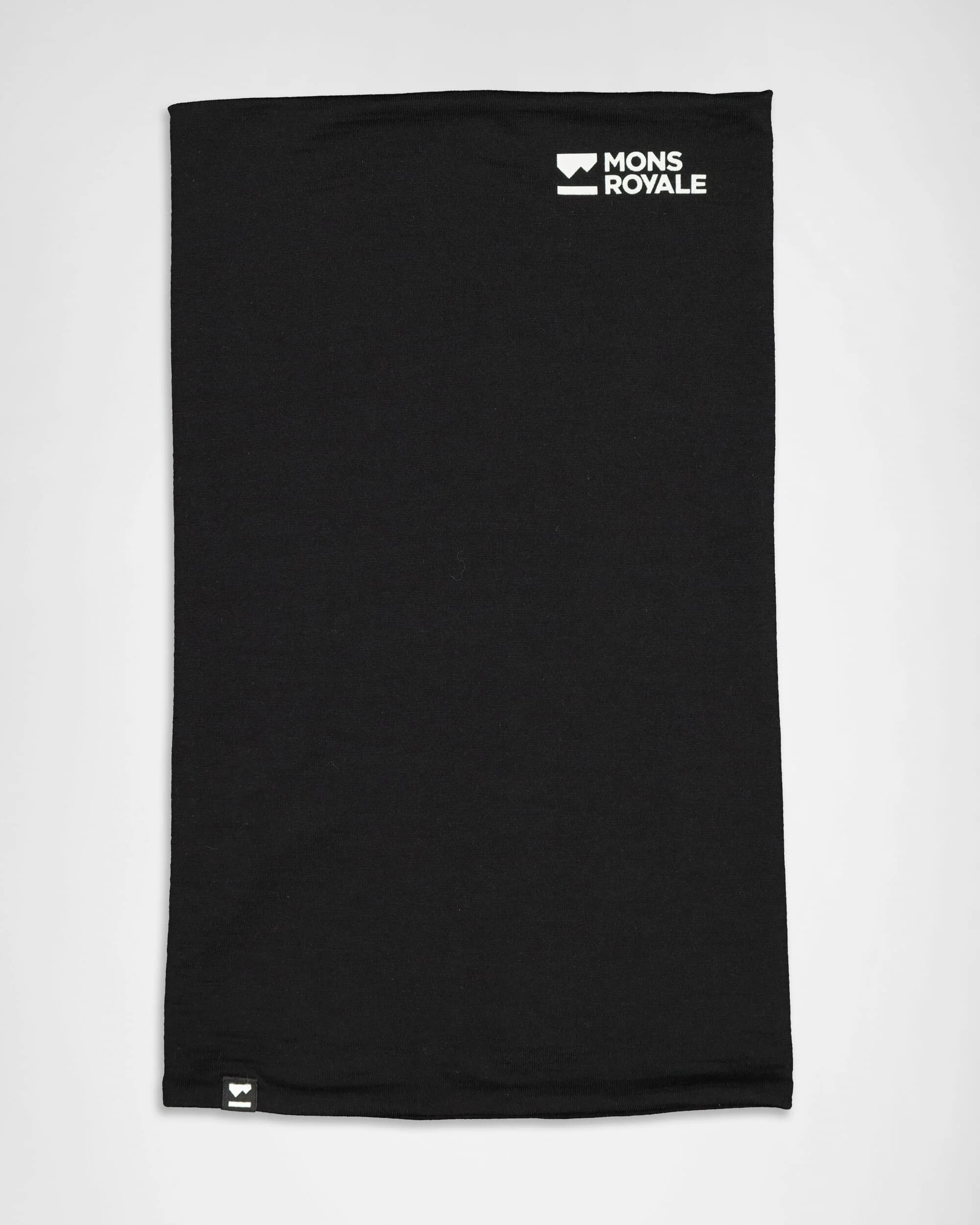 Double Up Merino Neckwarmer - Black | Unisex Neckwarmer - Image 2