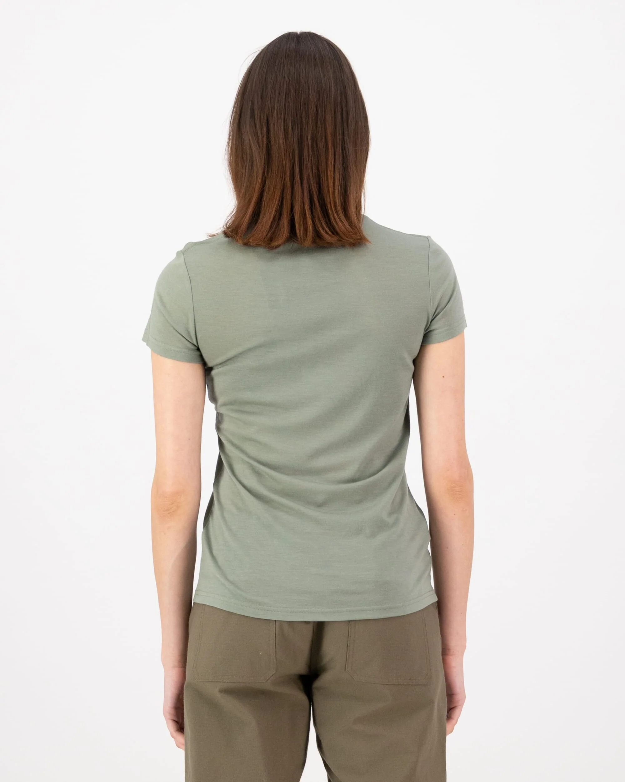 Icon Merino Classic T-Shirt - Willow | Women's T-Shirt - Image 2