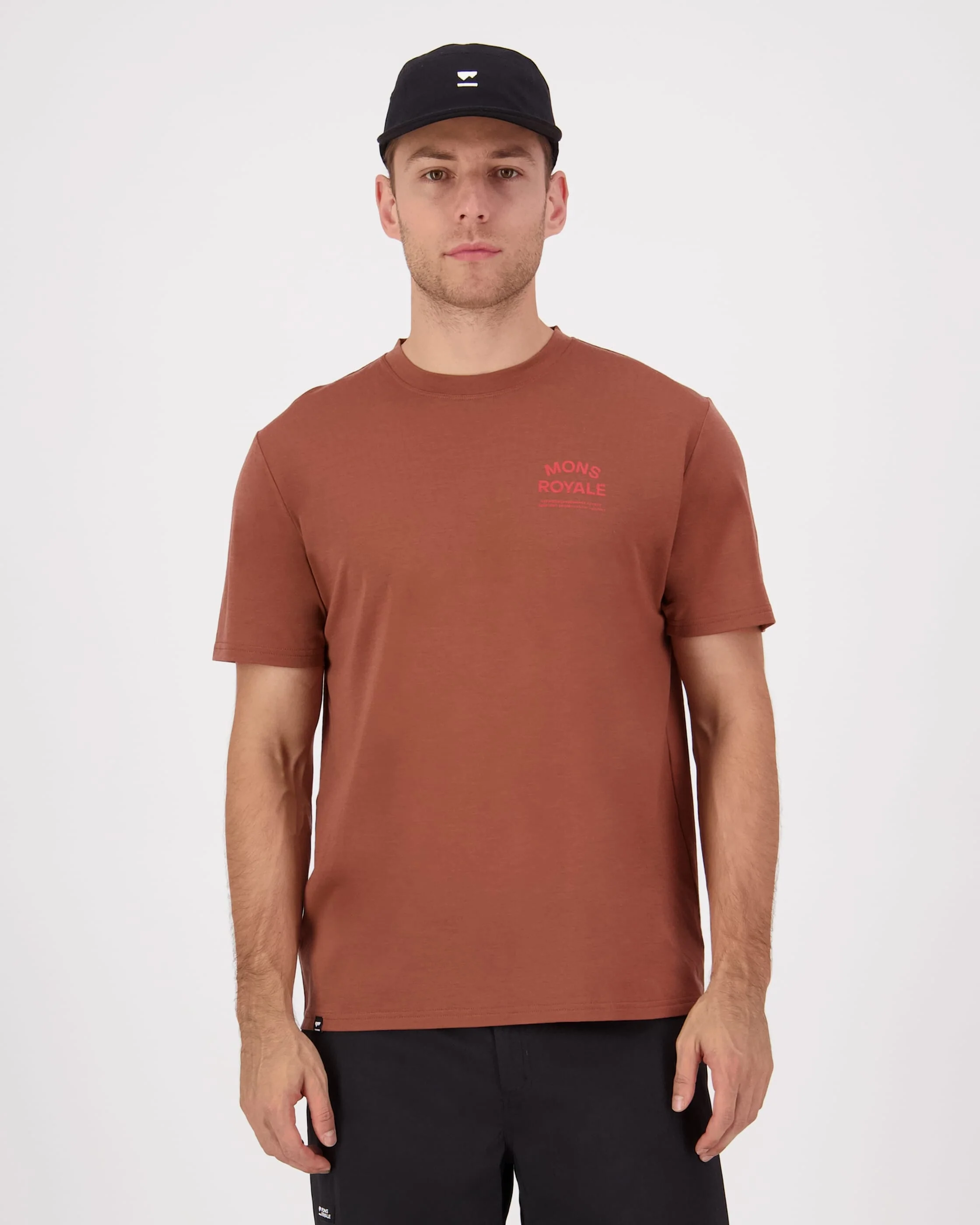 Icon Merino T-Shirt - Cinnamon | Men's T-Shirt