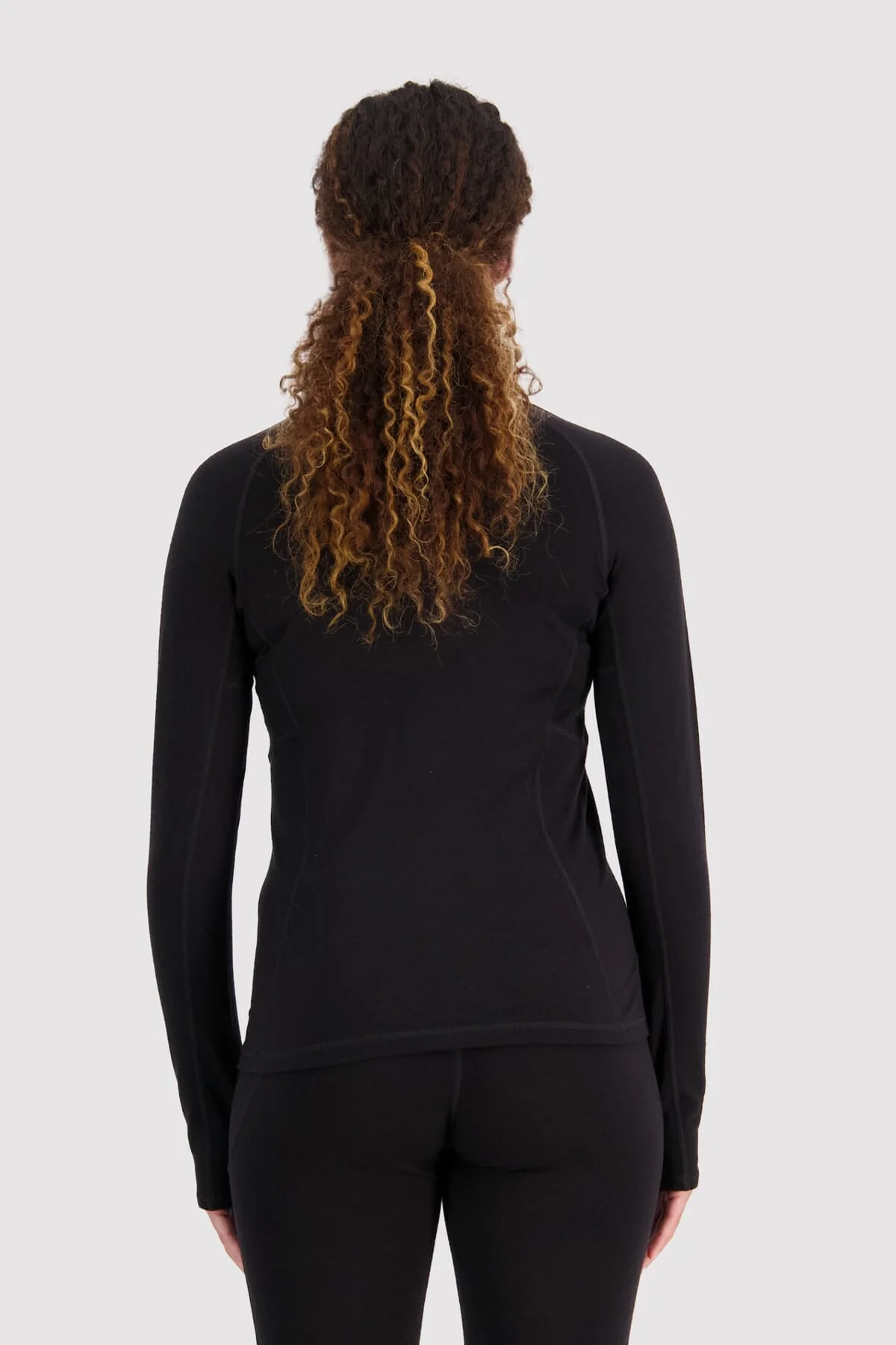 Olympus Merino Base Layer Long Sleeve - Black | Women's Long Sleeve Top - Image 2