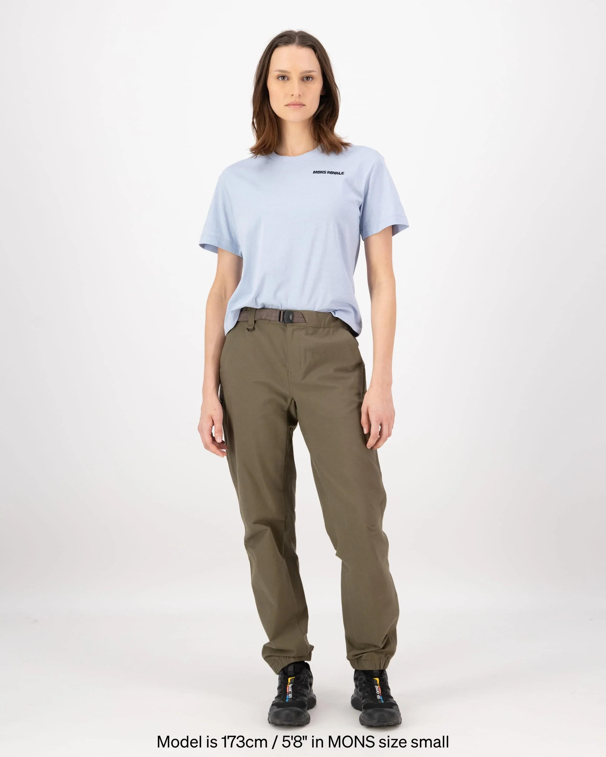 Yonder Merino Organic Cotton T-Shirt - Frost | Women's T-Shirt - Image 3