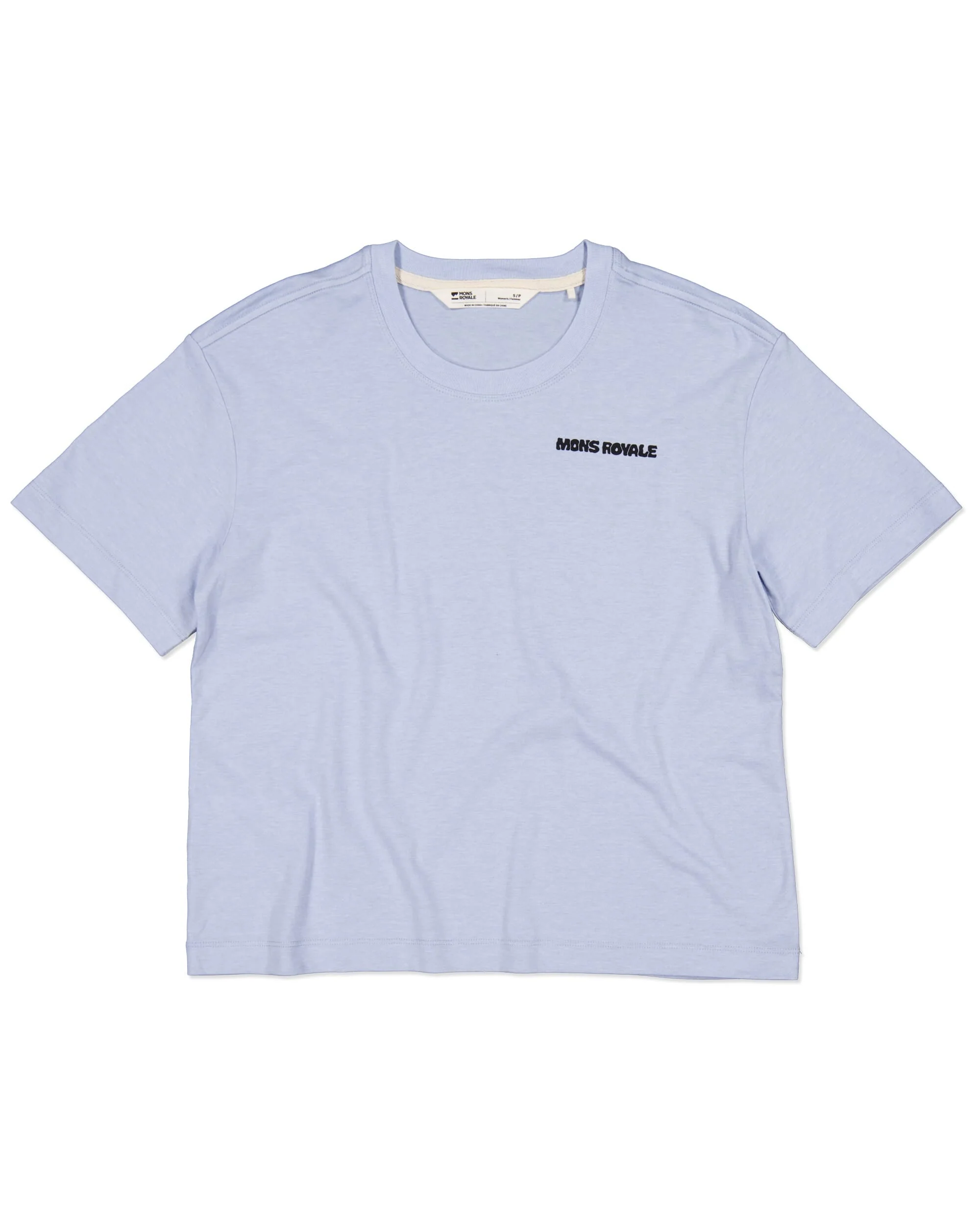 Yonder Merino Organic Cotton T-Shirt - Frost | Women's T-Shirt - Image 4