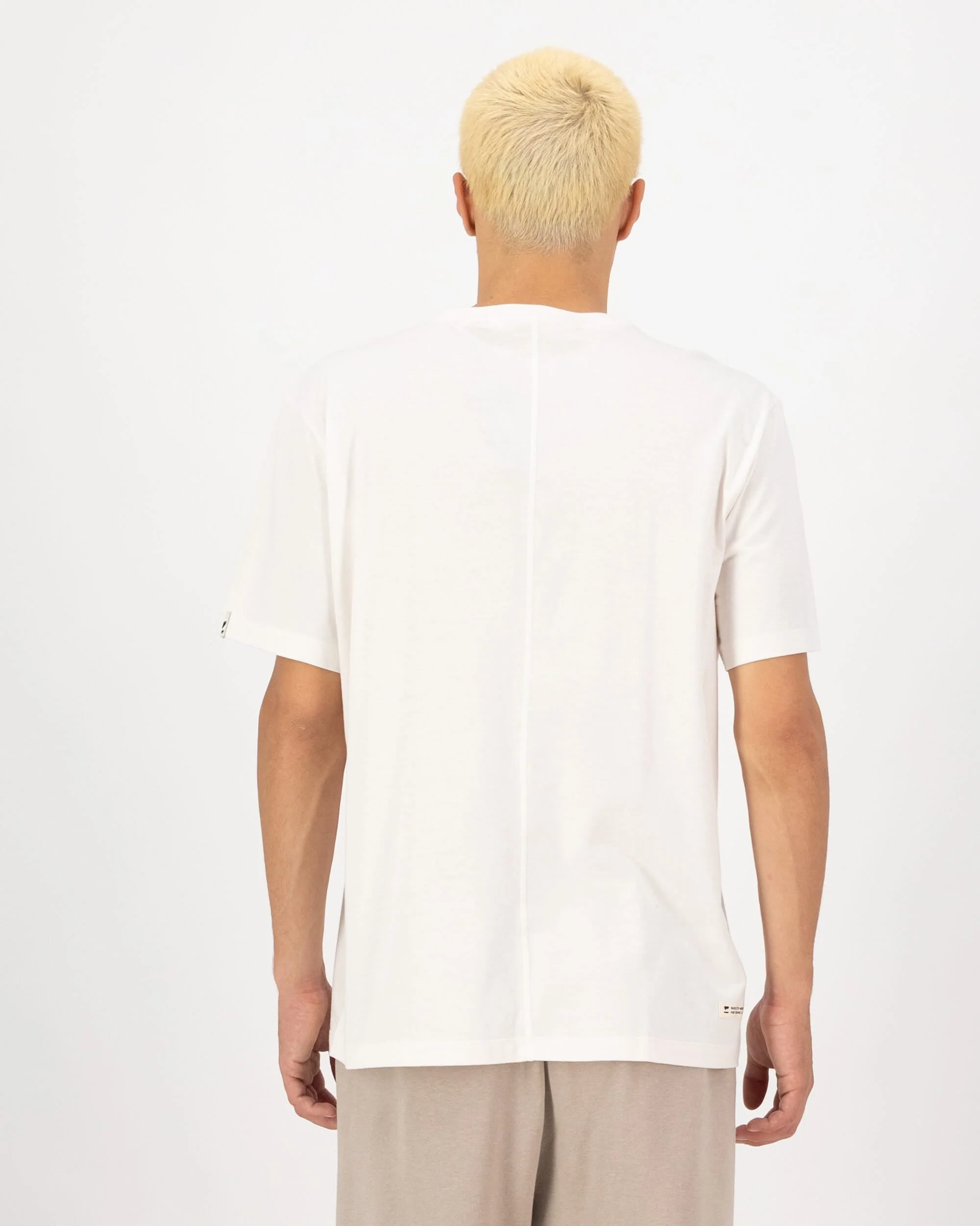 Yonder Merino Organic Cotton T-Shirt - Vintage White | Men's T-Shirt - Image 2